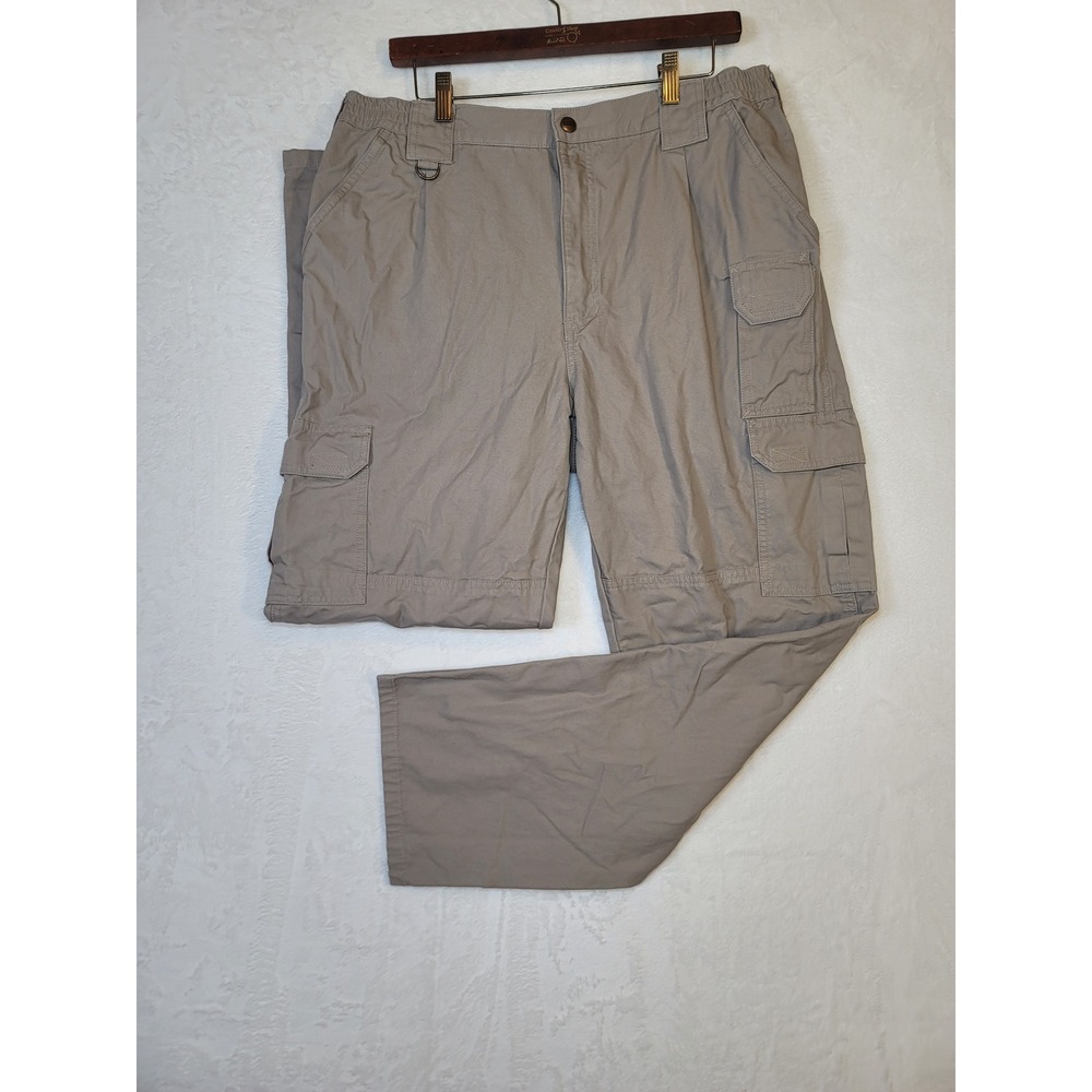 511 Tactical Y2K Cargo Mens Khaki Tan Cotton Pants Size 36x30 Utility Workwear